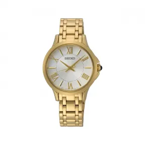精工/Seiko discovermore系列 30.1MM 不锈钢 石英机芯 女表 SRZ528