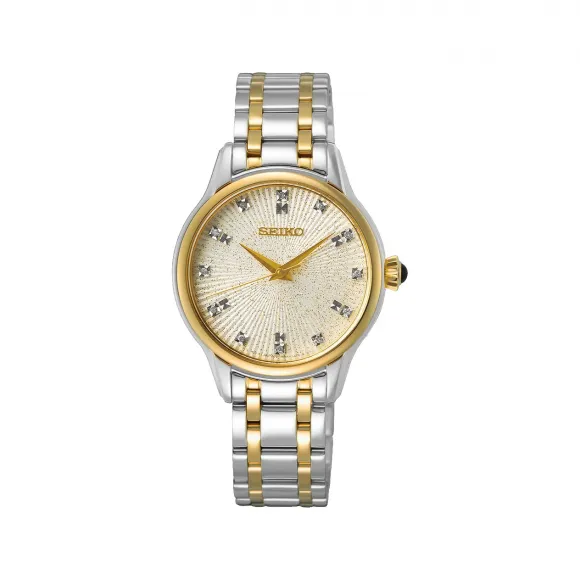 精工/Seiko Discover More系列 29.5MM 不锈钢 石英 女士 SRZ550