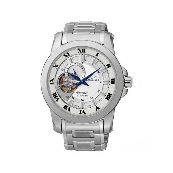 精工/Seiko discovermore系列 41.5MM 不锈钢 自动机械机芯 男表 SSA213