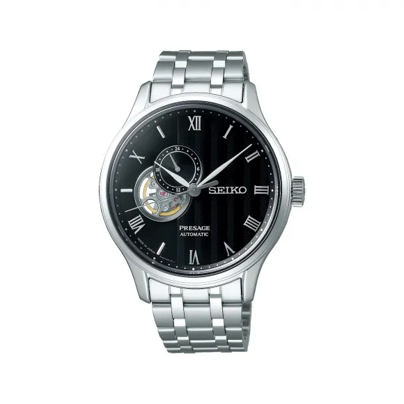 精工/Seiko presage系列 41.8MM 不锈钢 自动机械机芯 男表 SSA377