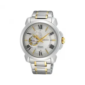 精工/Seiko seikopremier系列 42.9MM 不锈钢 自动机械机芯 男表 SSA417