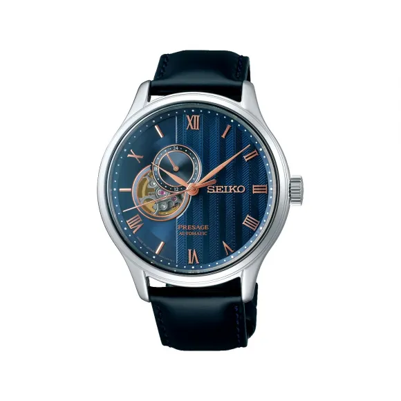 精工/Seiko presage系列 41.8MM 不锈钢 自动机械机芯 男表 SSA421