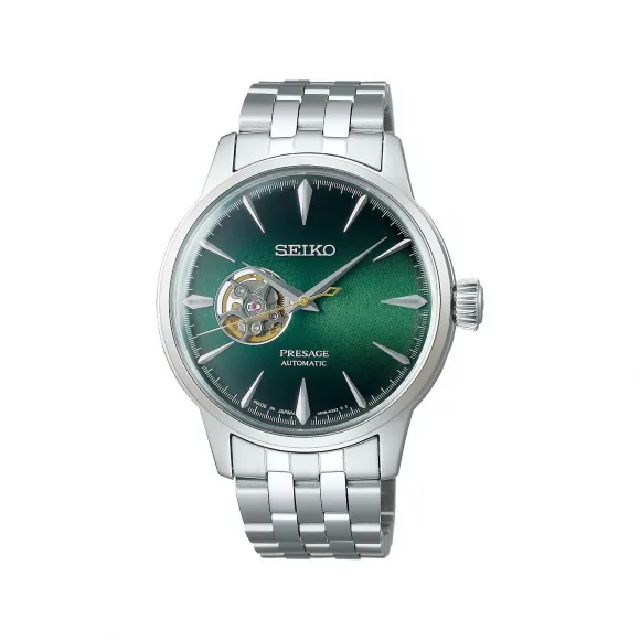 精工/Seiko presage系列 40.5MM 不锈钢 自动机械机芯 男表 SSA441