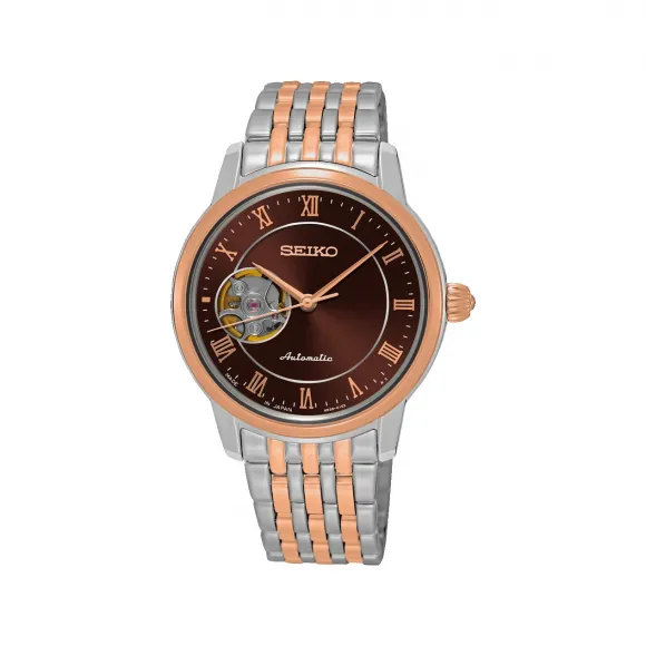 精工/Seiko presage系列 34.2MM 不锈钢 自动机械机芯 女表 SSA852