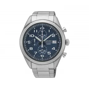 精工/Seiko discovermore系列 44.9MM 不锈钢 石英机芯 男表 SSB267