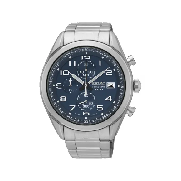 精工/Seiko discovermore系列 44.9MM 不锈钢 石英机芯 男表 SSB267