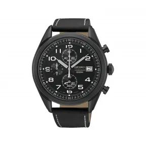 精工/Seiko discovermore系列 44.9MM 防刮不锈钢 石英机芯 男表 SSB277