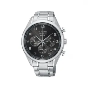精工/Seiko discovermore系列 42.2MM 不锈钢 石英机芯 男表 SSB295