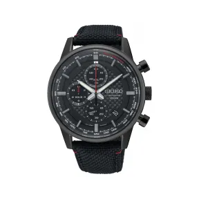 精工/Seiko discovermore系列 42.7MM 不锈钢（硬涂层） 石英机芯 男表 SSB315