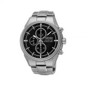 精工/Seiko discovermore系列 42.6MM 钛 太阳能 男表 SSC367