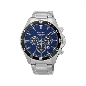 精工/Seiko discovermore系列 43.3MM 不锈钢 太阳能 男表 SSC445