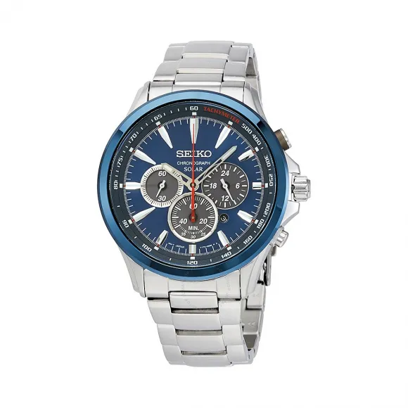 精工/Seiko Solar系列 精钢 石英机芯 男表 SSC495