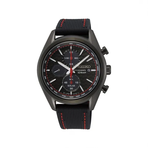 精工/Seiko other系列 41.4MM 不锈钢（硬涂层） 太阳能 男表 SSC777