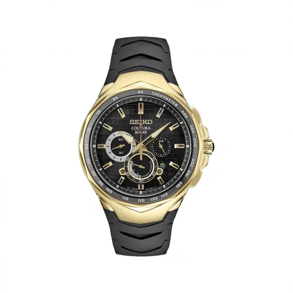 精工/Seiko coutura系列 45.5MM 不锈钢 太阳能 男表 SSC810