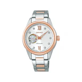 精工/Seiko seikoselection系列 34.2MM 不锈钢 自动机械机芯 女表 SSDE010