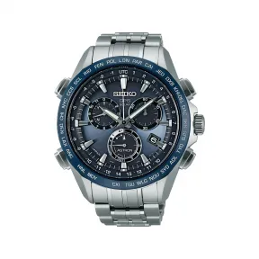 精工/Seiko astron系列 44.6MM 钛金属（超硬涂层），带陶瓷表圈 太阳能 男表 SSE005