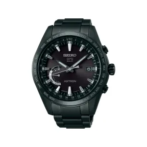精工/Seiko astron系列 44.8MM 钛金属（超硬涂层），带陶瓷表圈 太阳能 男表 SSE089