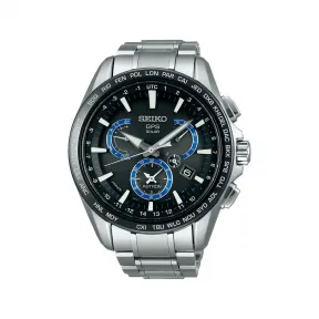 精工/Seiko astron系列 45.0MM 不锈钢（超硬涂层），带陶瓷表圈 太阳能 男表 SSE107