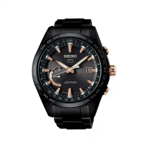 精工/Seiko astron系列 44.8MM 钛金属（超硬涂层），带陶瓷表圈 太阳能 男表 SSE113