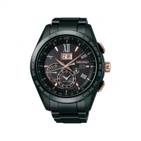 精工/Seiko astron系列 44.8MM 钛金属（超硬涂层），带陶瓷表圈 太阳能 男表 SSE141