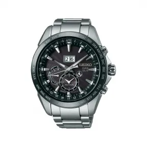 精工/Seiko astron系列 45.5MM 不锈钢（超硬涂层），带陶瓷表圈 太阳能 男表 SSE149