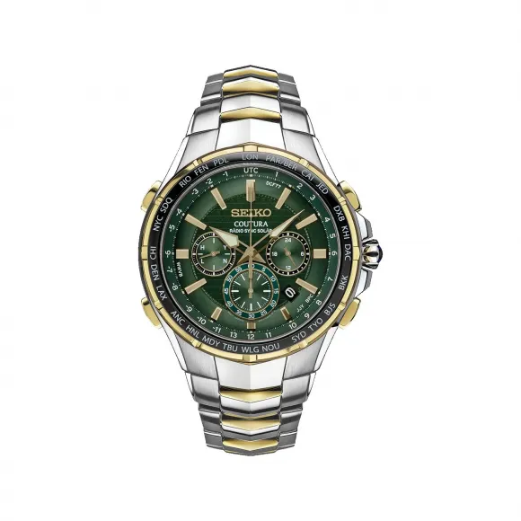 精工/Seiko coutura系列 45.5MM 太阳能 男表 SSG022