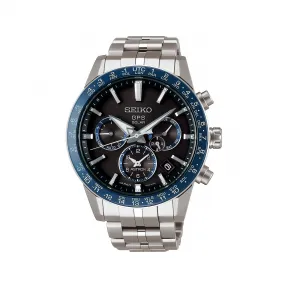 精工/Seiko astron系列 42.9MM 钛金属陶瓷/钛金属表圈 太阳能 男表 SSH001