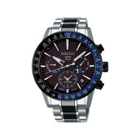 精工/Seiko astron系列 43.5MM 钛金属（超硬涂层），带陶瓷表圈 太阳能 男表 SSH009