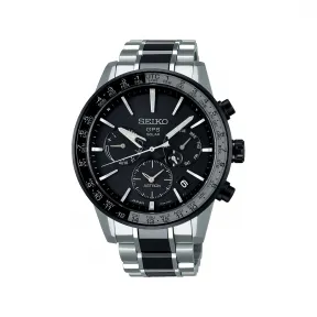 精工/Seiko astron系列 43.5MM 钛金属（超硬涂层），带陶瓷表圈 太阳能 男表 SSH011