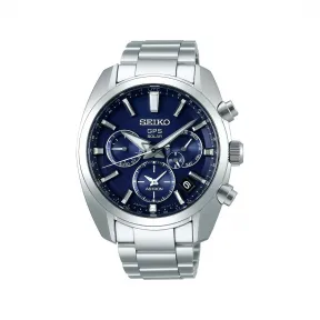 精工/Seiko astron系列 42.7MM 不锈钢 (超硬质镀膜) 太阳能 男表 SSH019