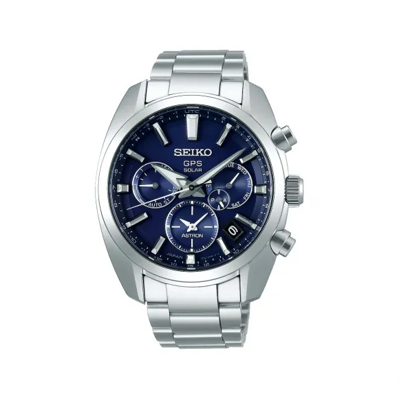 精工/Seiko 42.7 MM 不锈钢（超硬涂层） 太阳能全球定位系统 男表 SSH019J1