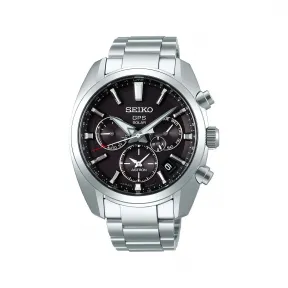 精工/Seiko astron系列 42.7MM 不锈钢 (超硬质镀膜) 太阳能 男表 SSH021
