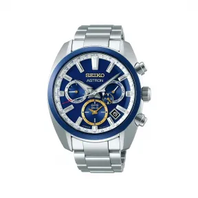 精工/Seiko astron系列 42.7MM 不锈钢（超硬涂层），带陶瓷表圈 太阳能 男表 SSH045