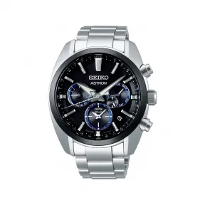 精工/Seiko astron系列 42.7MM 不锈钢 (超硬质镀膜) 太阳能 男表 SSH053