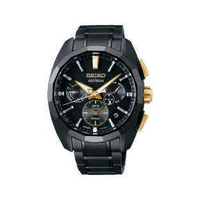 精工/Seiko astron系列 42.8MM 钛金属（超硬涂层），带陶瓷表圈 太阳能 男表 SSH073
