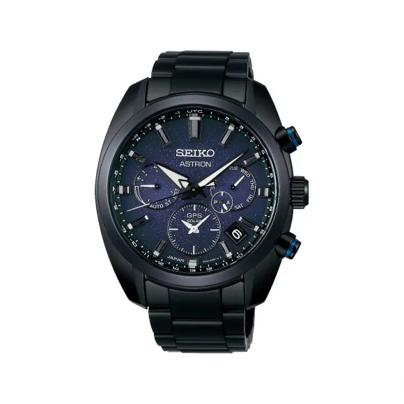 精工/Seiko 42.7 MM 不锈钢（超硬涂层） 太阳能全球定位系统 男表 SSH077J1