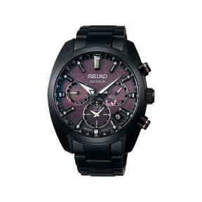精工/Seiko 42.7 MM 不锈钢（超硬涂层） 太阳能全球定位系统 男表 SSH083
