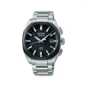 精工/Seiko astron系列 39.0MM 钛金属表壳(硬质涂层处理) 表圈：陶瓷 太阳能 男表 SSJ007