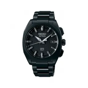 精工/Seiko astron系列 39.0MM 钛金属表壳(硬质涂层处理) 表圈：陶瓷 太阳能 男表 SSJ009