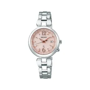 精工/Seiko lukia系列 28.0MM 钛合金(超硬质镀膜) 太阳能 女表 SSQV047