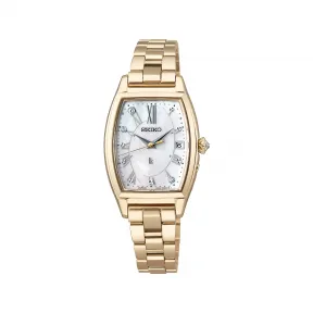 精工/Seiko lukia系列 纯钛 24.6MM 太阳能机芯 女表 SSQW074