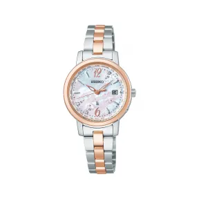 精工/Seiko lukia系列 不锈钢 27.5MM 太阳能机芯 女表 SSVV080