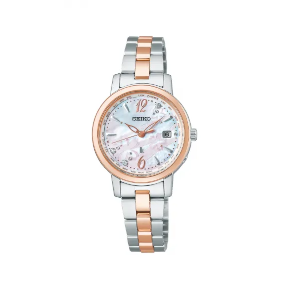 精工/Seiko lukia系列 不锈钢 27.5MM 太阳能机芯 女表 SSVV080