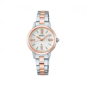精工/Seiko lukia系列 不锈钢 27.5MM 太阳能机芯 女表 SSVW206