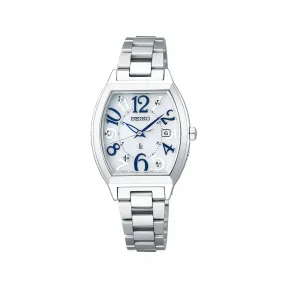 精工/Seiko Lukia系列 27.7MM 防锈的 太阳能机芯 女士 SSVW213