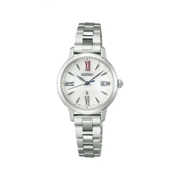 精工/Seiko Lukia系列 27.5MM 防锈的 太阳无线电波校正 女士 SSVW223