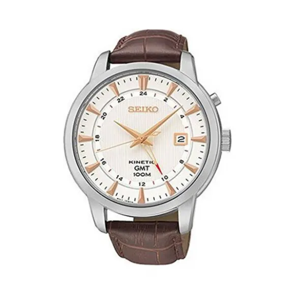 精工/Seiko Kinetic系列 不锈钢 男表 SUN035J1