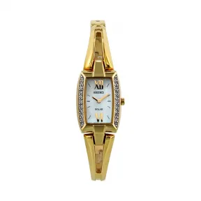 精工/Seiko Tressia系列 镀金精钢 石英机芯 女表 SUP086