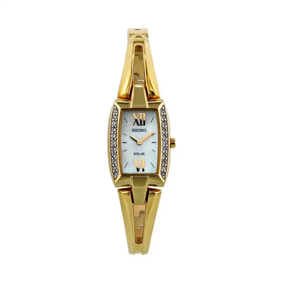 精工/Seiko Tressia系列 镀金精钢 石英机芯 女表 SUP086