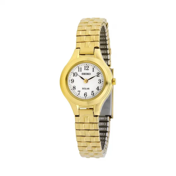 精工/Seiko Usa系列 镀金精钢 石英机芯 女表 SUP102